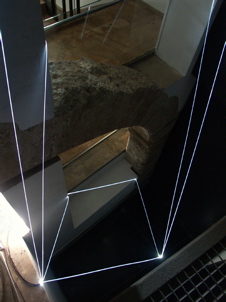 CARLO BERNARDINI, PERMEABLE SPACE 2008; Installazione ambientale in fibre ottiche, feet h 13x4x3. Valencia, La Nau - Universidad de Valencia.