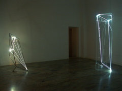 Terza sala nella Galleria Spazia, Bologna.
