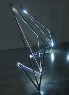 CARLO BERNARDINI 2004, prima sala nella Galleria Spazia, Bologna.