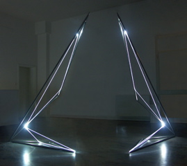 CARLO BERNARDINI 2004, prima sala nella Galleria Spazia, Bologna