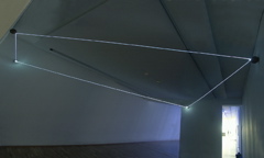 CARLO BERNARDINI, Event Horizon 2007, fibre ottiche, sfere in terracotta; mt h 3x6x5. Kosice-Slovakia, Vychodoslovenskà  Galéria.