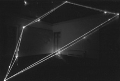 CARLO BERNARDINI, Spazio Permeabile 2000, fibre ottiche, mt h 5,5x7x8, Art Gallery Silpakorn University, Bangkok.